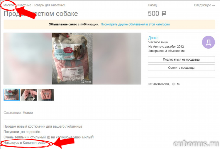 Как пожаловаться на объявление на авито