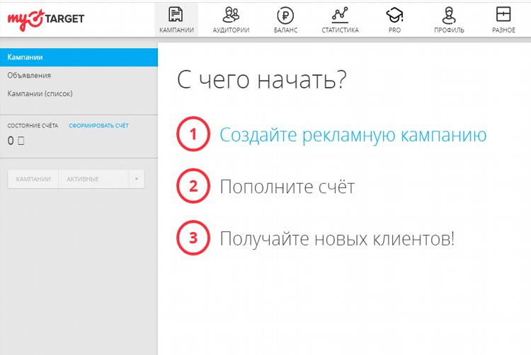 Кампания остановлена сначала запустите кампанию в которой расположено объявление