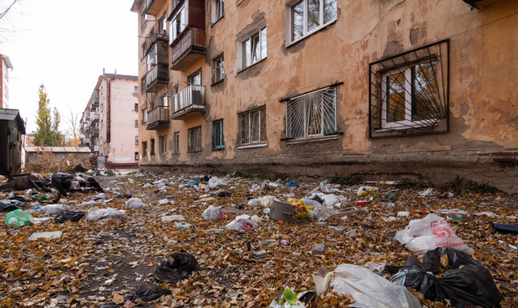 Объявление не выбрасывать мусор из окон