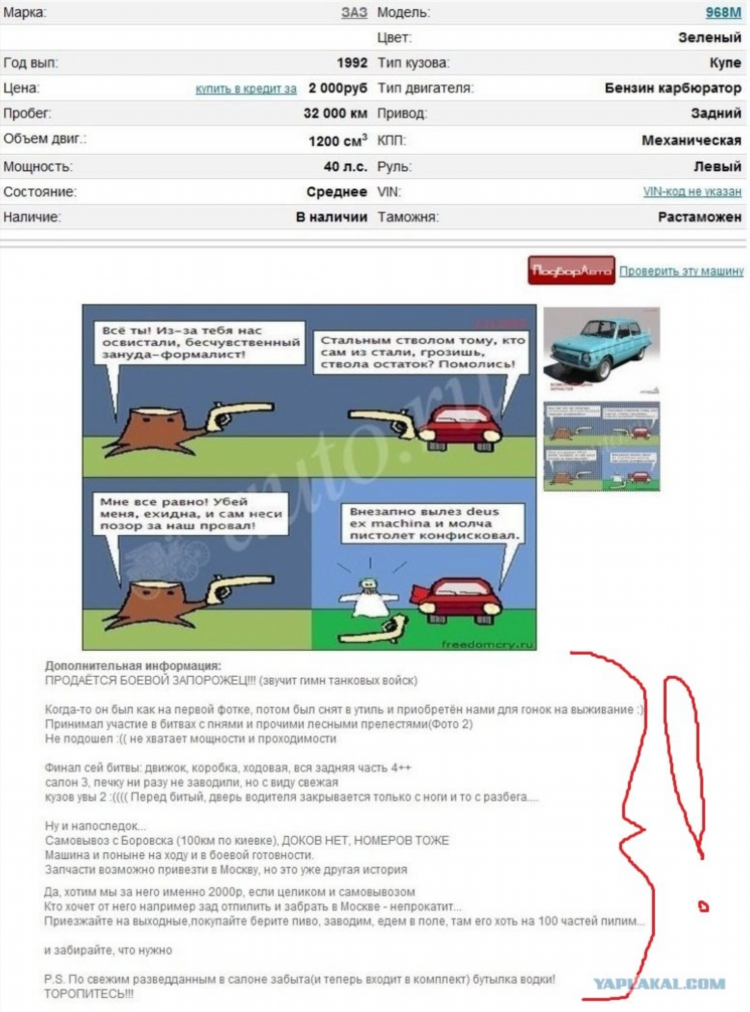 Объявления о продаже